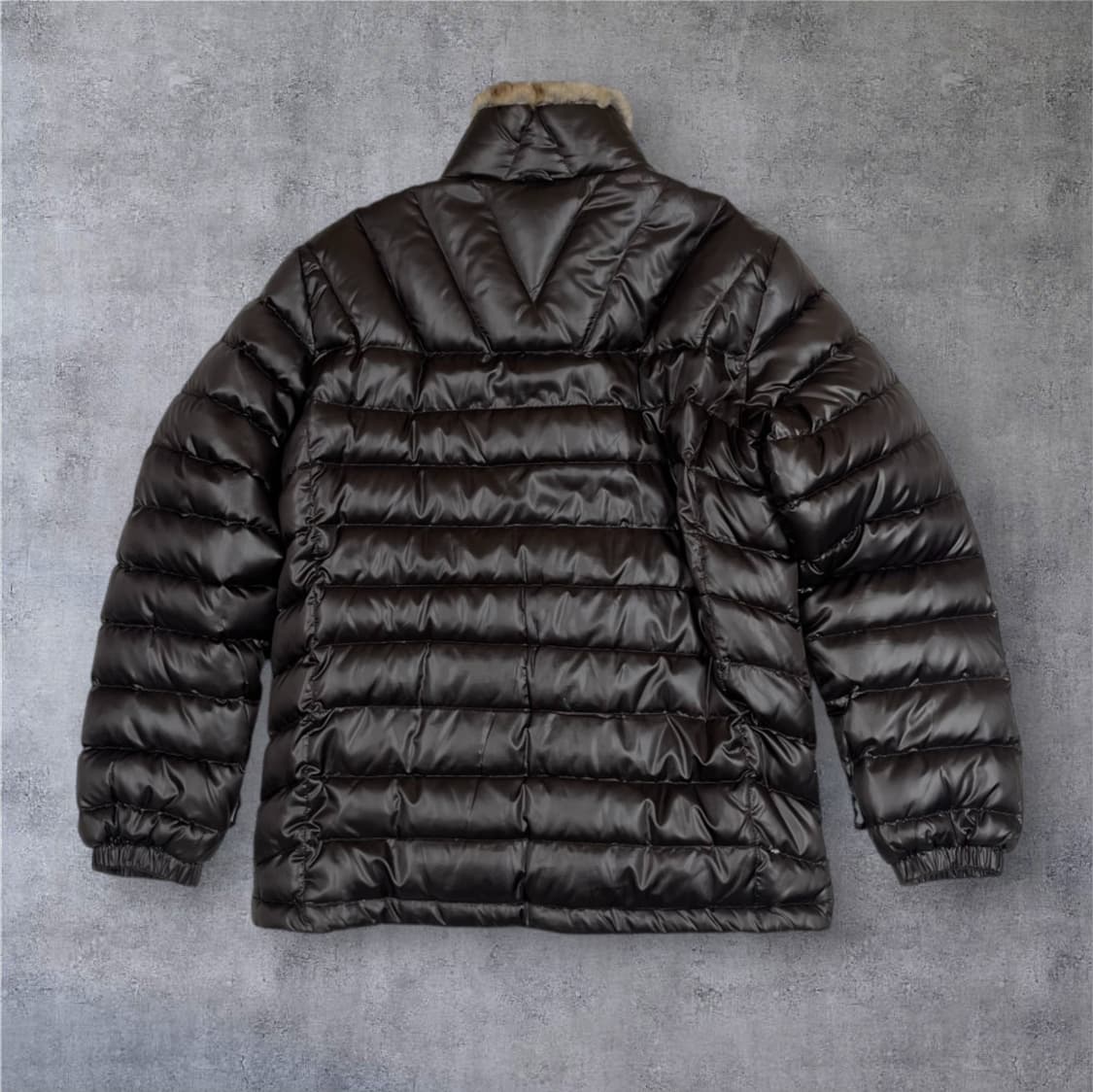 라코스테 Lacoste 딥브라운 넥 퍼 덕다운 패딩 48(95) 상품이미지7