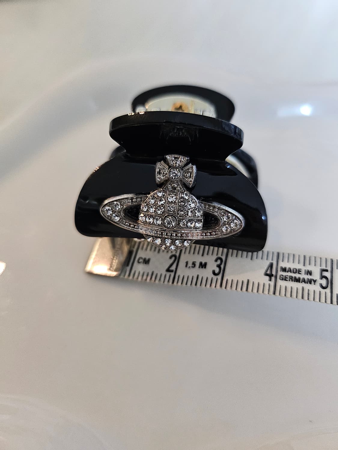 비비안웨스트우드 업사이클링 집게핀 블랙 상품이미지5