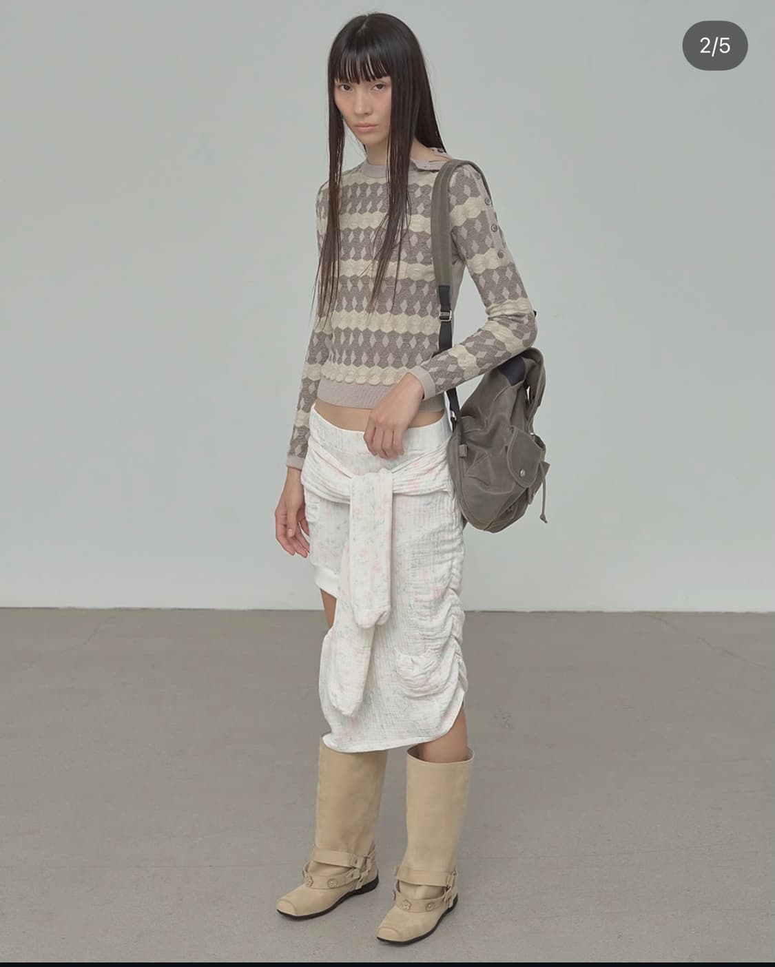 베이닝 미디스커트 상품이미지8