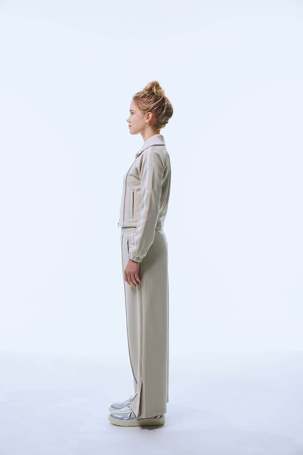 FIFA 레더 트레이닝 트랙팬츠 와이드 밴딩 가죽바지 블랙 상품이미지9