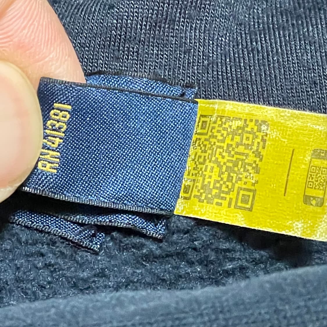 [XL] 폴로 랄프로렌 빈티지 네이비 기모 후드티 상품이미지3