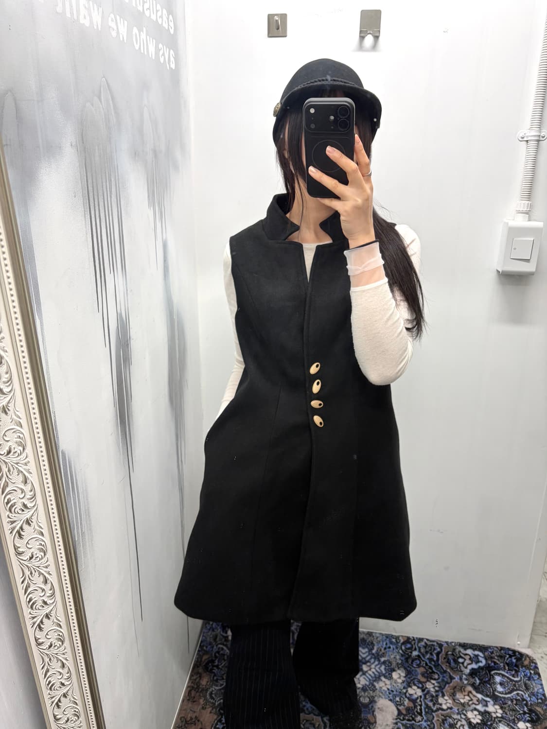 Contour Button Vest 상품이미지6