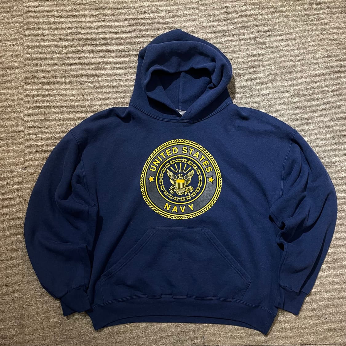 (L) USA Soffe NAVY 밀리터리 미해군 후드티    상품이미지1