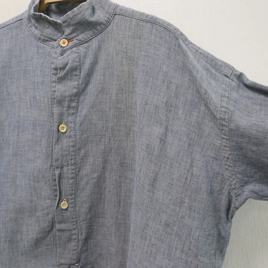 45RPM  데님 헨리넥 셔츠 61981 상품이미지7