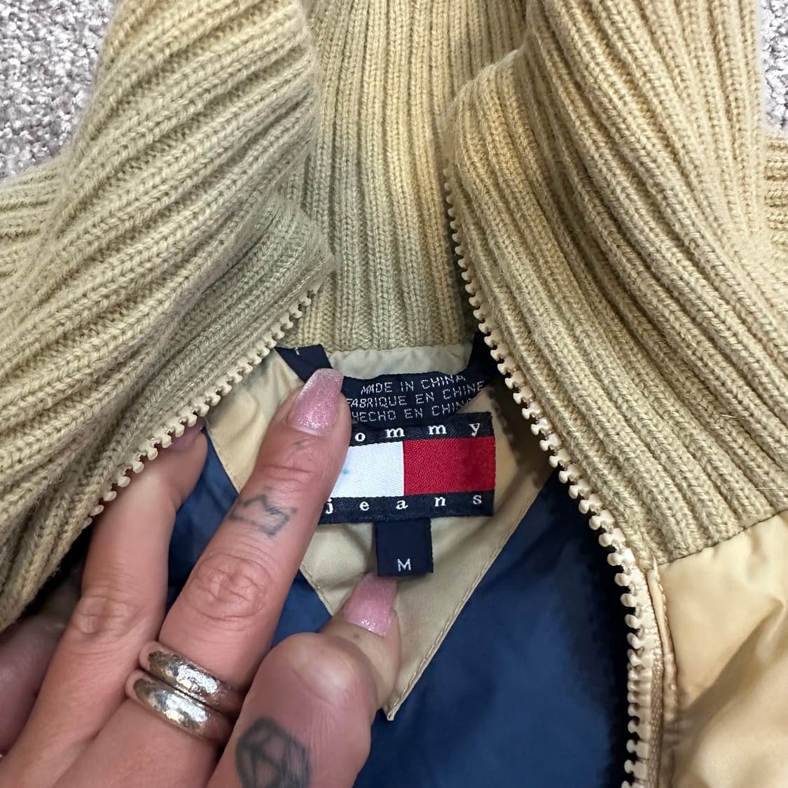 타미힐피거 우먼 푸퍼 패딩 자켓M 상품이미지2