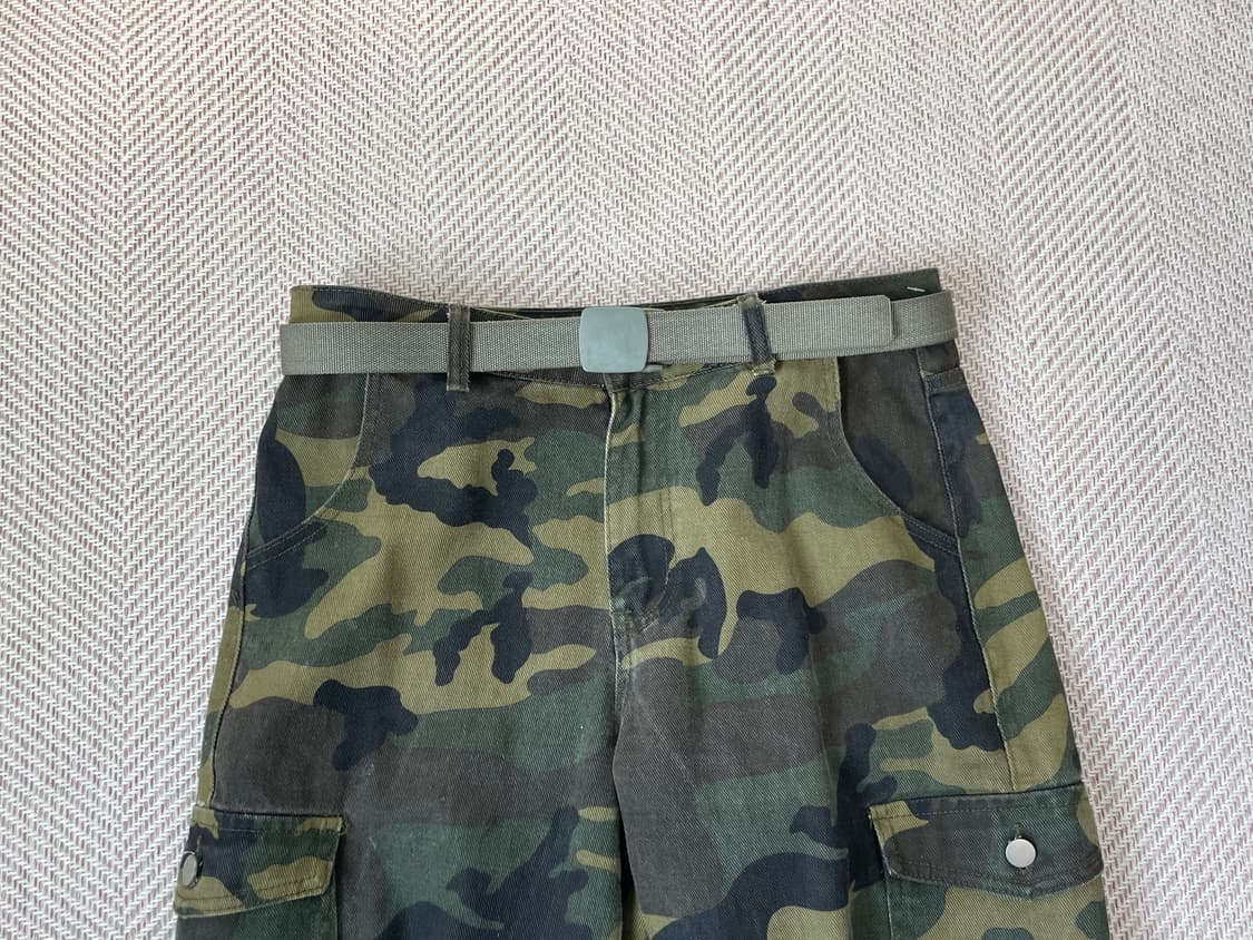 빈티지 밀리터리 벨트  J03631 상품이미지1