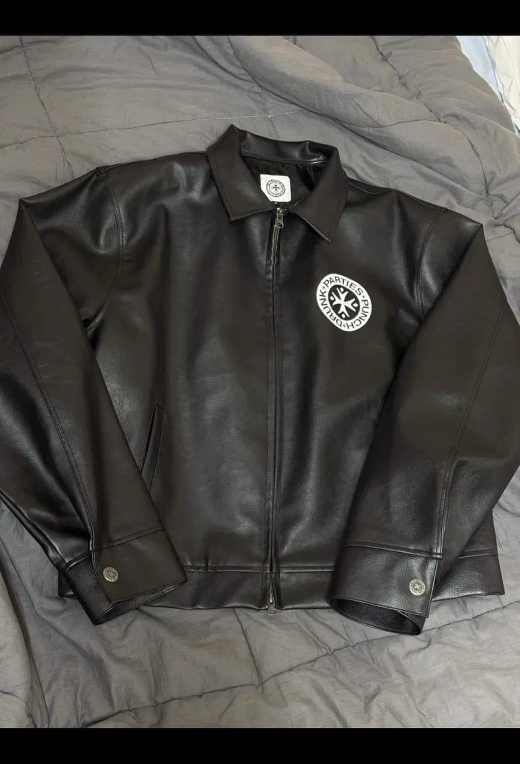 펀치드렁크파티즈 레더자켓 3사이즈 상품이미지1