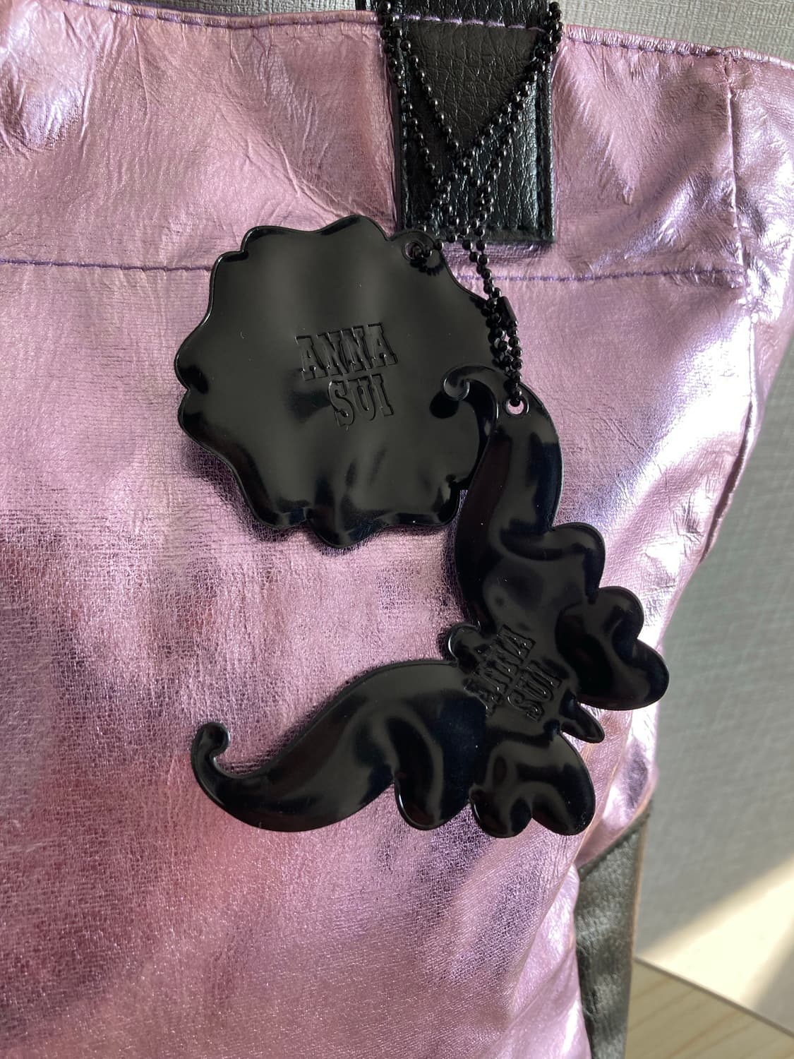 안나수이 나일론 가죽 혼방 토트백 상품이미지4