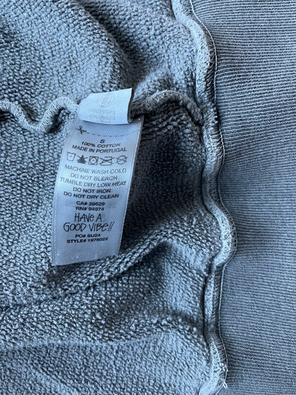 스투시 8볼 피그먼트 후드집업 블랙 s size 상품이미지5