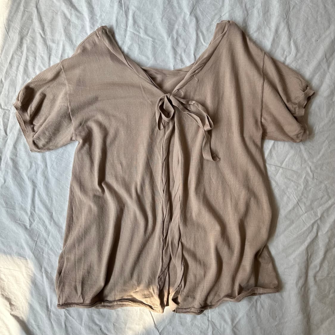 버버리 블루라벨 burberry 리본 반팔 니트 상품이미지6