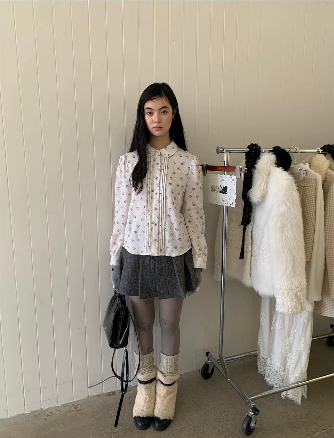 Not just him 플라워 셔츠 상품이미지3