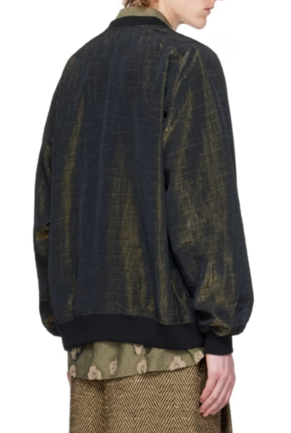 니들스 새틴 봄버 자켓 상품이미지3