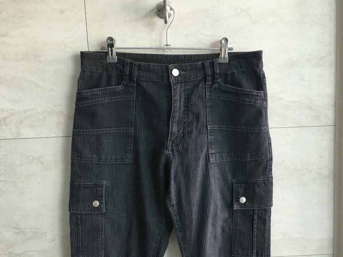 pinstripe cargo cropped pants 상품이미지4