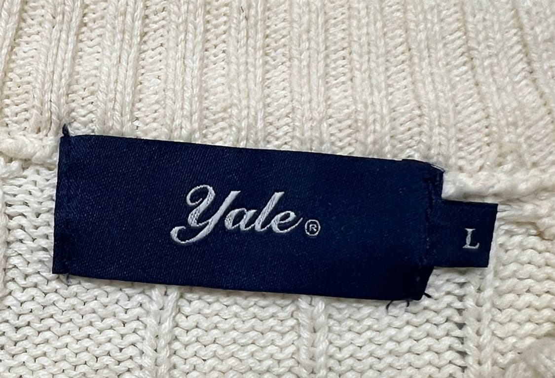 YALE 예일 남자 꽈배기니트 기본 XL 105 상품이미지3