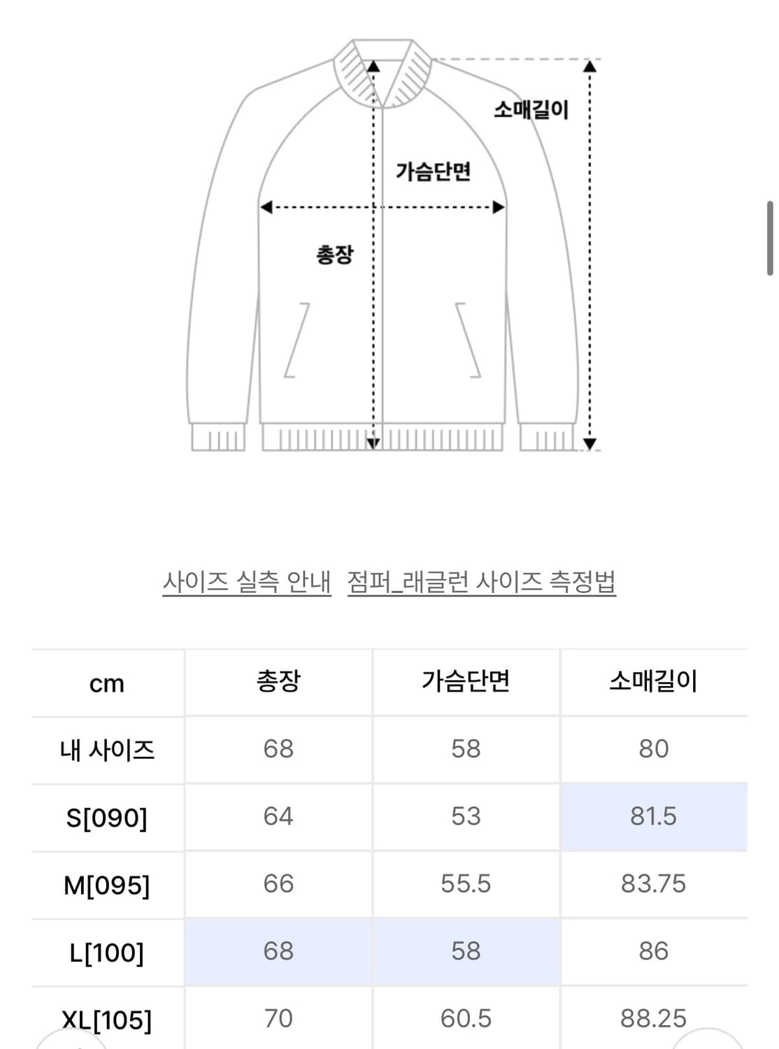 새상품) 스파오 바람막이 상품이미지4