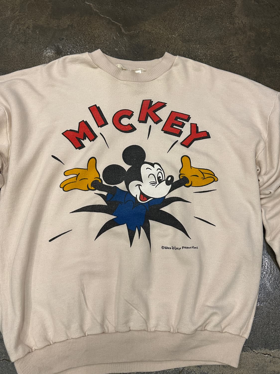 1970s MICKY sweatshirts 디즈니 맨투맨 스웻셔츠 XL 상품이미지3