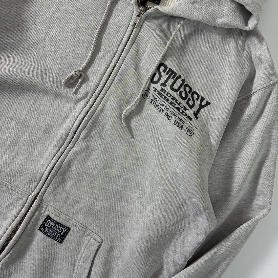 Stussy  스투시 00,s 코튼 더블페이스 후드집업 상품이미지3