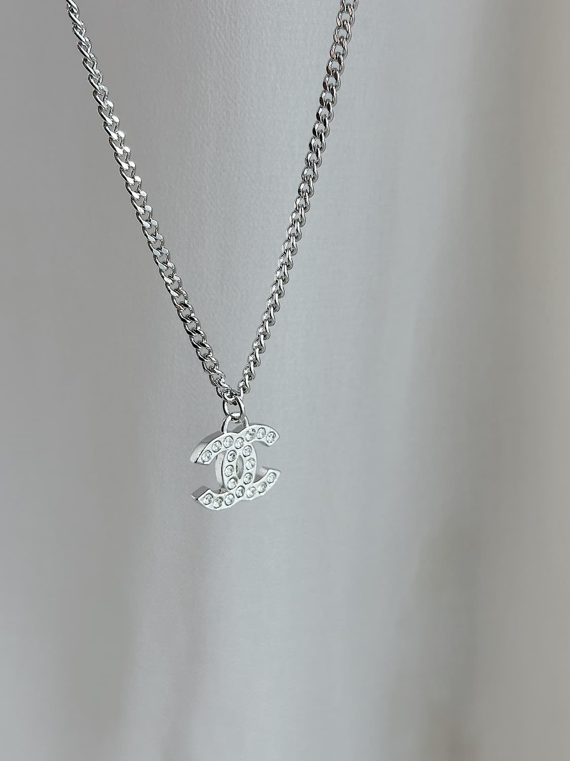 샤넬 크리스탈 팬던트 목걸이 상품이미지4