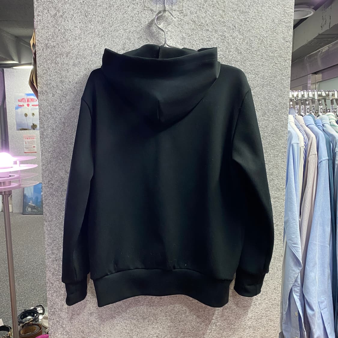 꼼데가르송 스몰로고 블랙 후드집업 B3440 상품이미지5