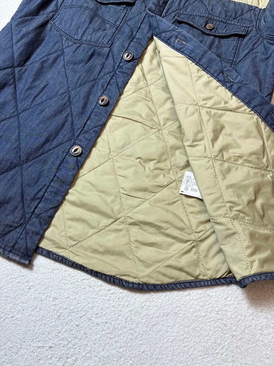 아르마니 진 누빔 웨스턴 퀼팅 셔츠 자켓 PN6980 상품이미지8