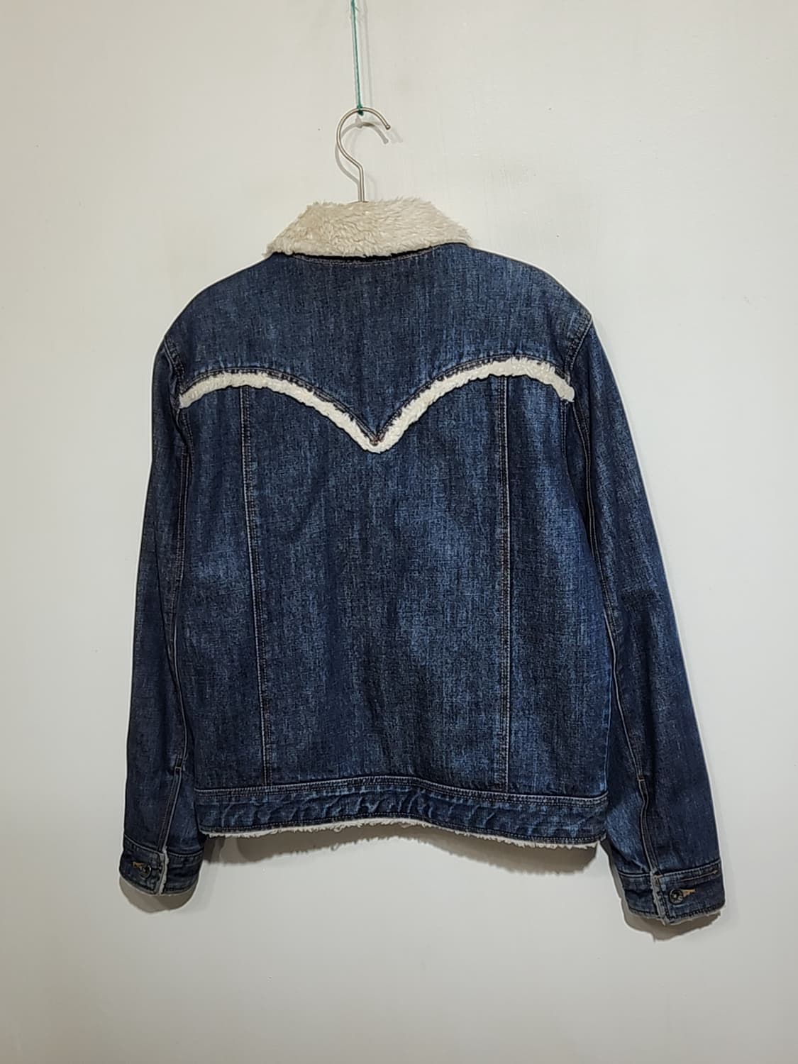 (M) 리바이스 양털 청자켓 중진청 데님자켓 레드탭  상품이미지6