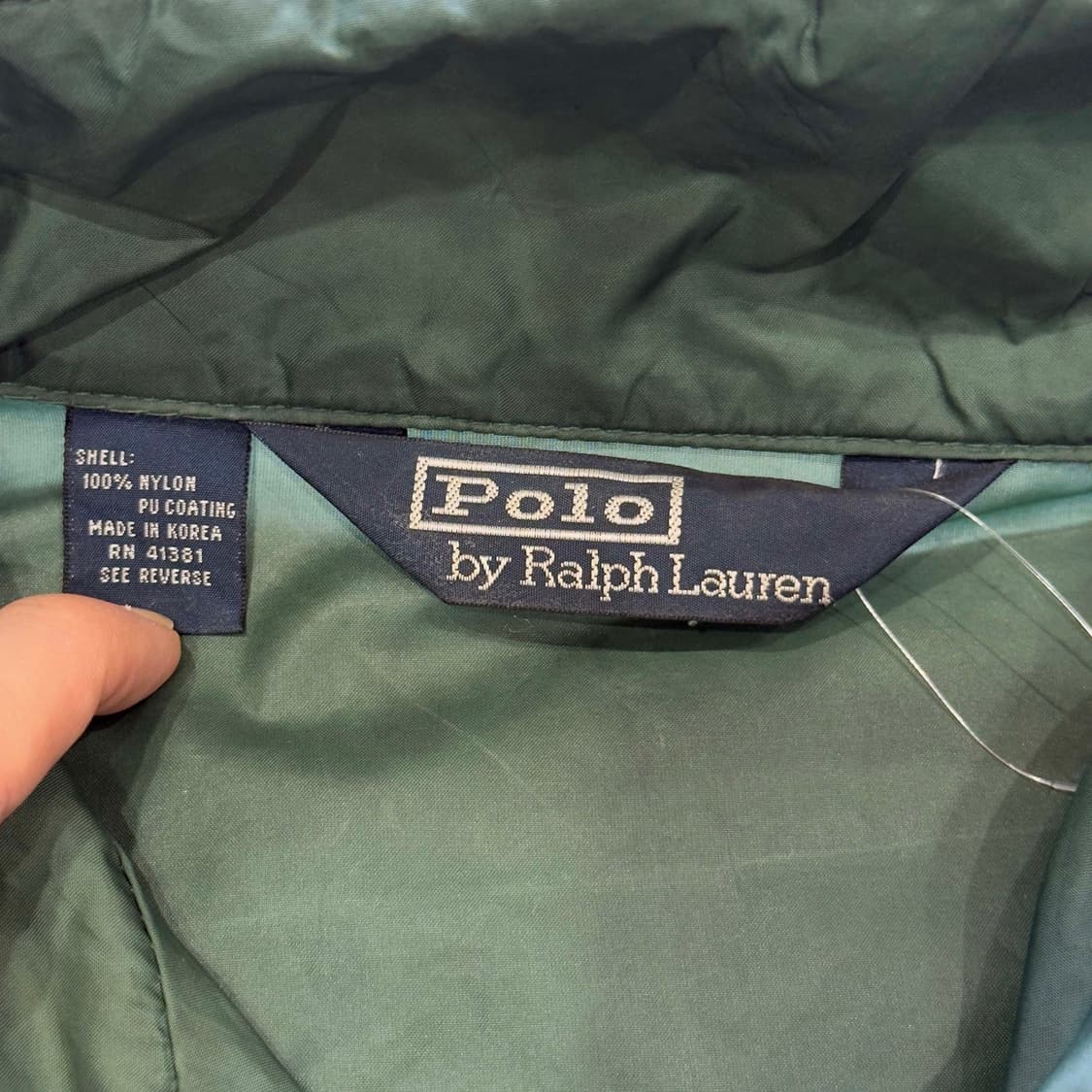 90s 폴로 랄프로렌 하프집업 아노락 웜업 상품이미지5
