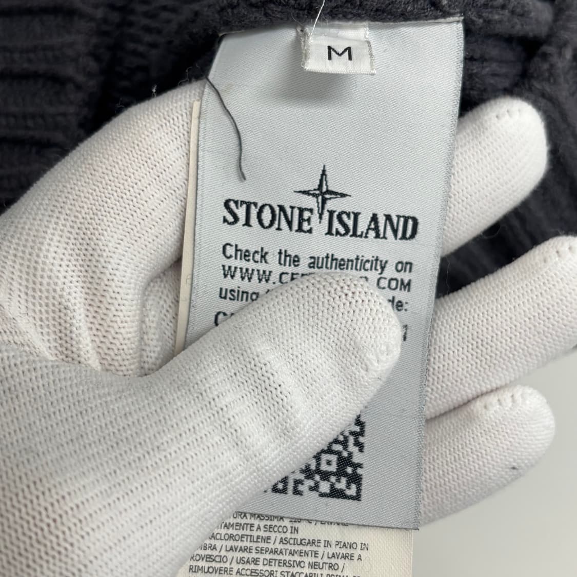 [M]스톤아일랜드 와펜패치 숄카라 가디건 상품이미지4