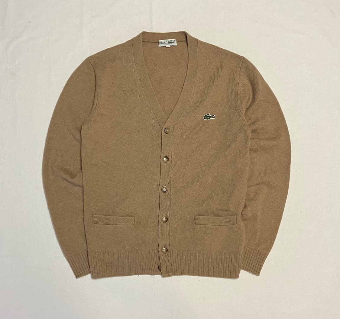 80s 빈티지 CHEMISE 라코스테 재팬 울 가디건 상품이미지1