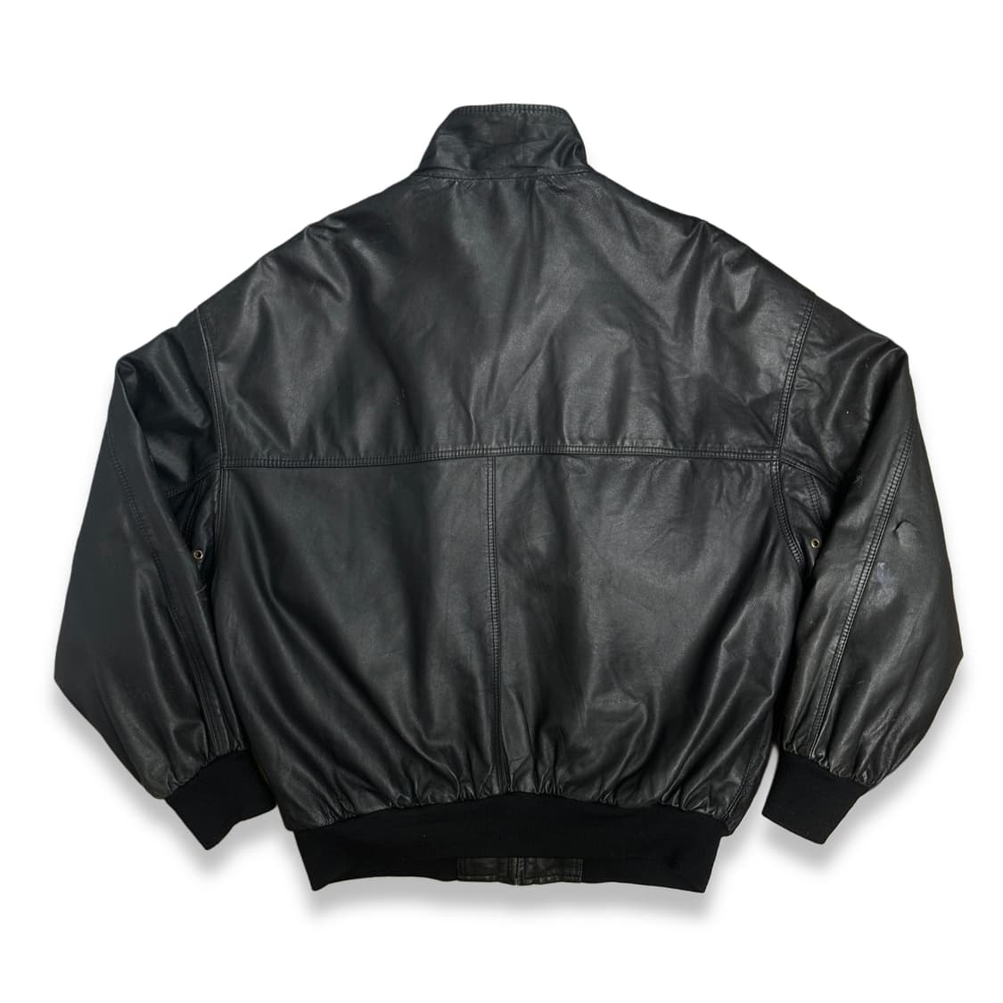 80s HUGO BOSS 레더 봄버 자켓 L 상품이미지2