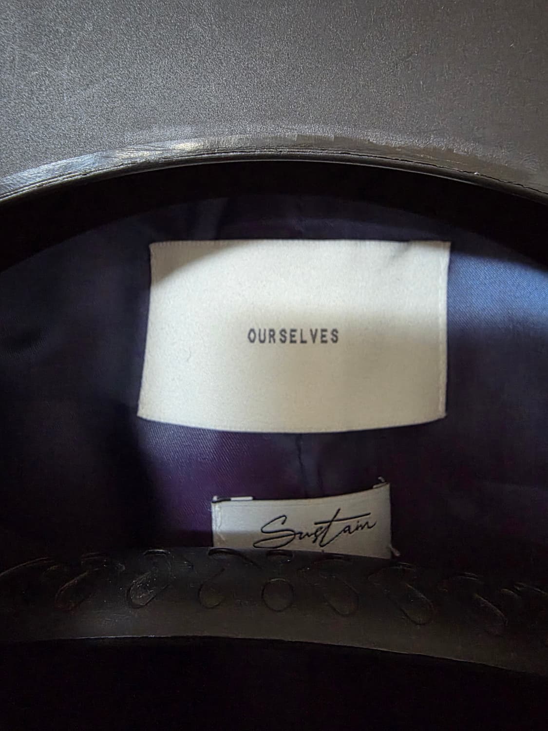 24FW 아워셀브스 서스테인 피코트 블랙 2사이즈 상품이미지2