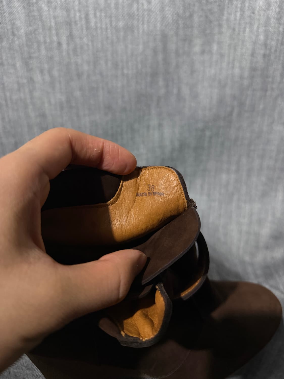 바네사브루노 스웨이드 웨지힐 상품이미지7