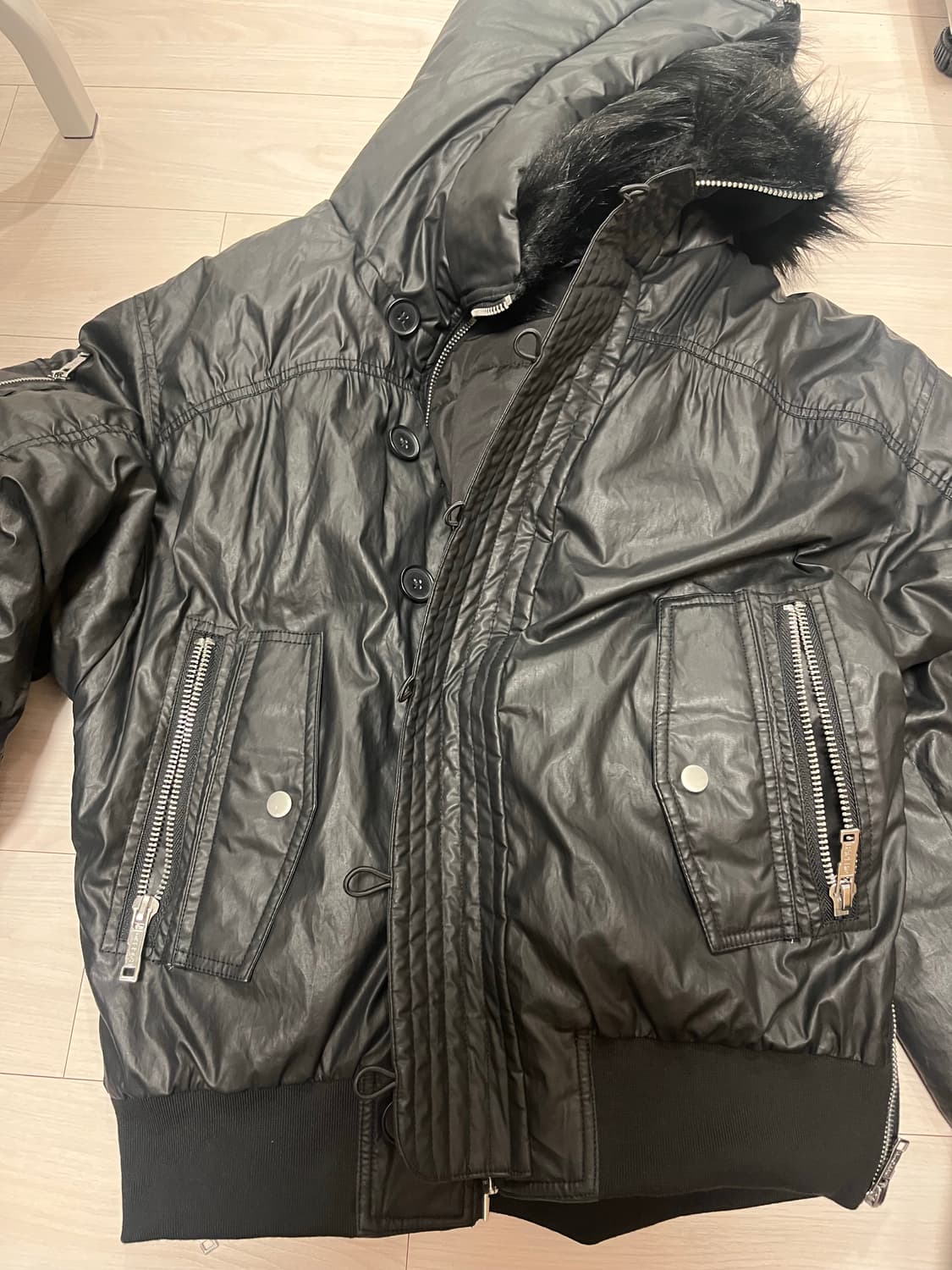 레이서 월드와이드 BLACK AVIATOR BOMBER (L) 상품이미지2