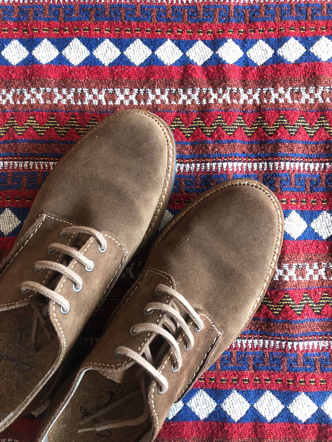 클락스 스웨이드 브라운 남성 구두 255 상품이미지5