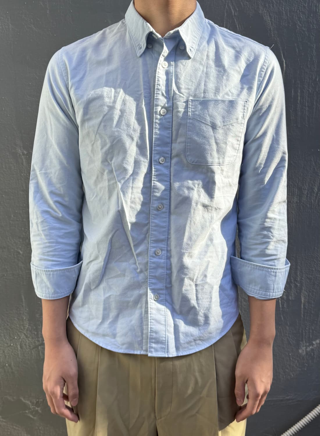 비즈빔 엘보우 패치 셔츠 상품이미지2