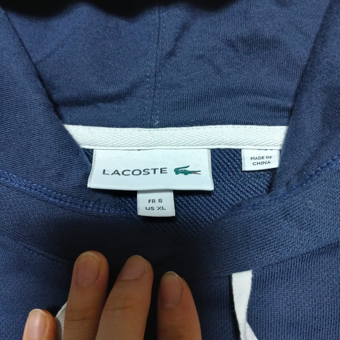 lacoste 라코스테 악어 패치 로고 후드티 원단 좋음 상품이미지9