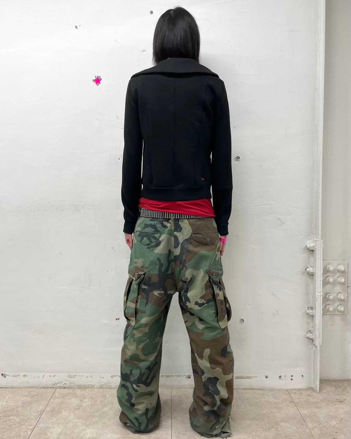 High-neck asymmetric  activity jacket 상품이미지8