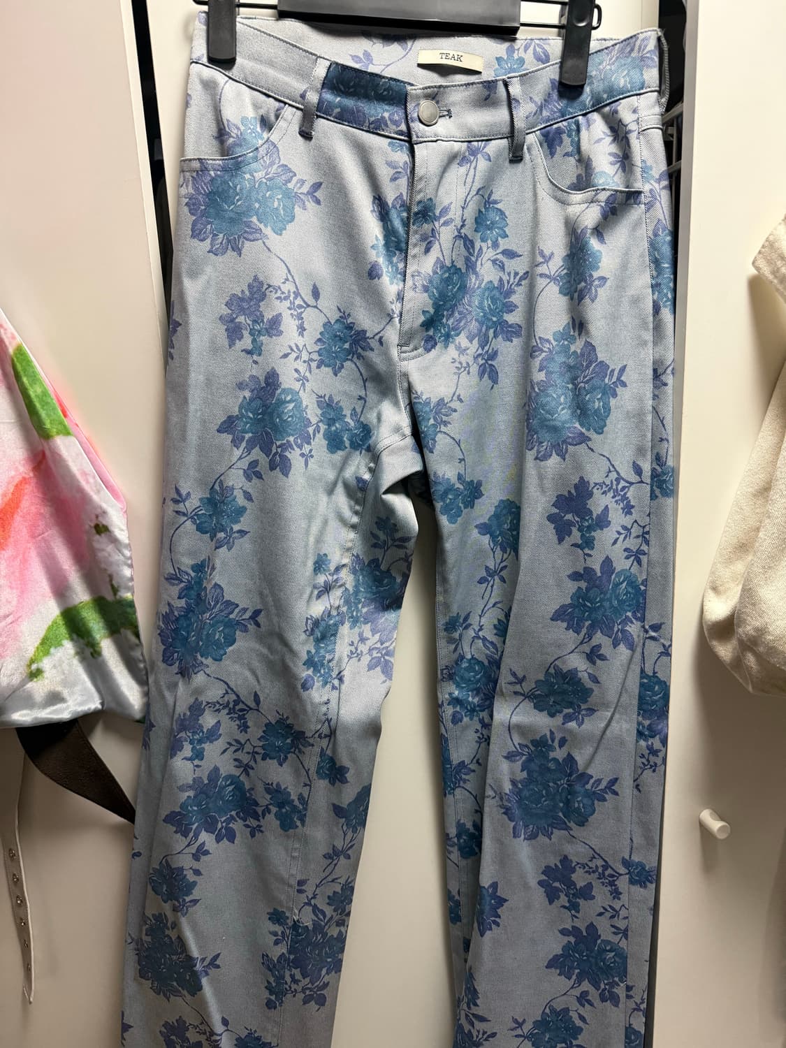 티크 블루 로즈 팬츠 M 상품이미지2