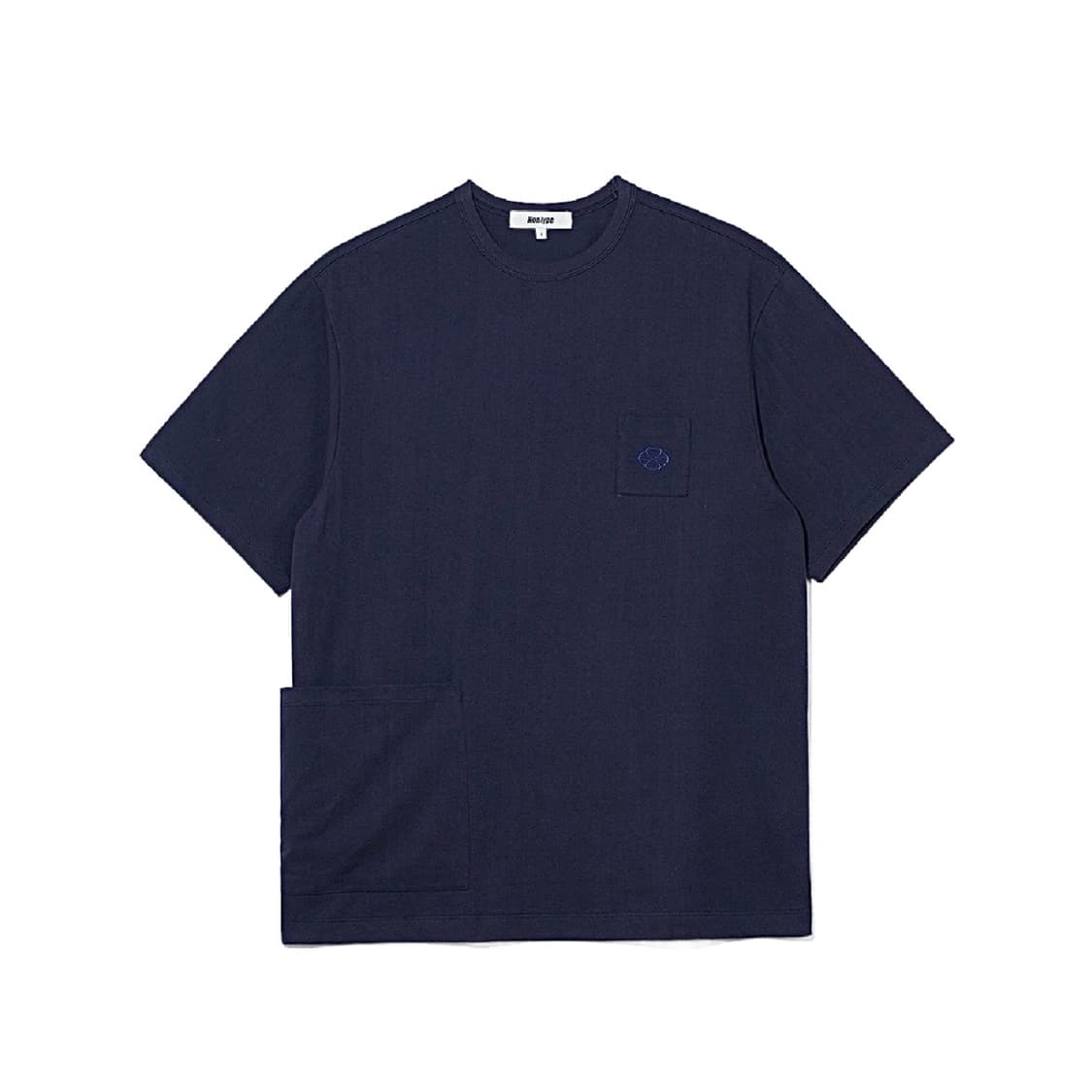 1회착 택포가격 논타입 사이드 파우치엠브로이디드소프트티셔츠 다크네이비 L 상품이미지1