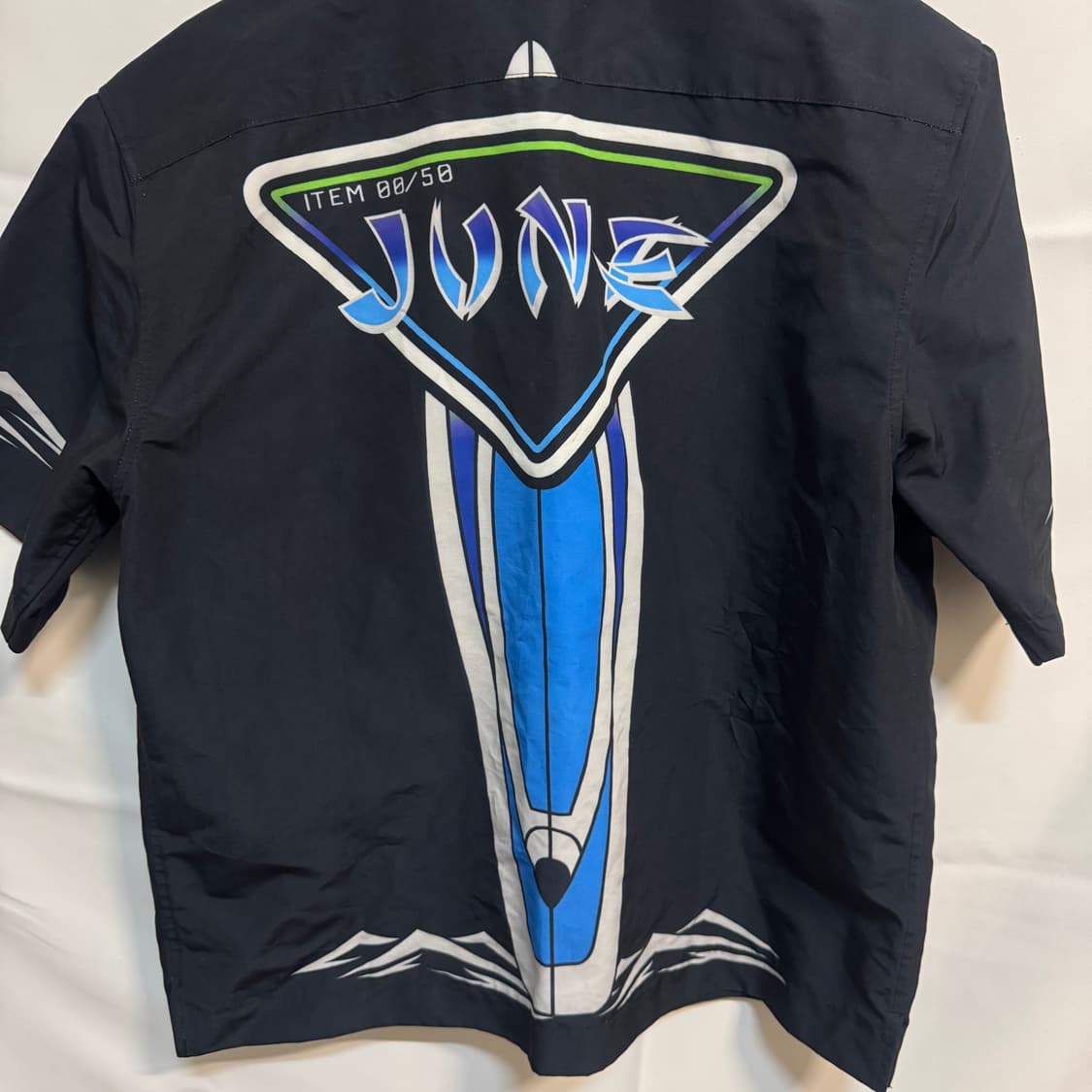 프라다 서핑 프린팅 반팔 셔츠 남방 상품이미지5