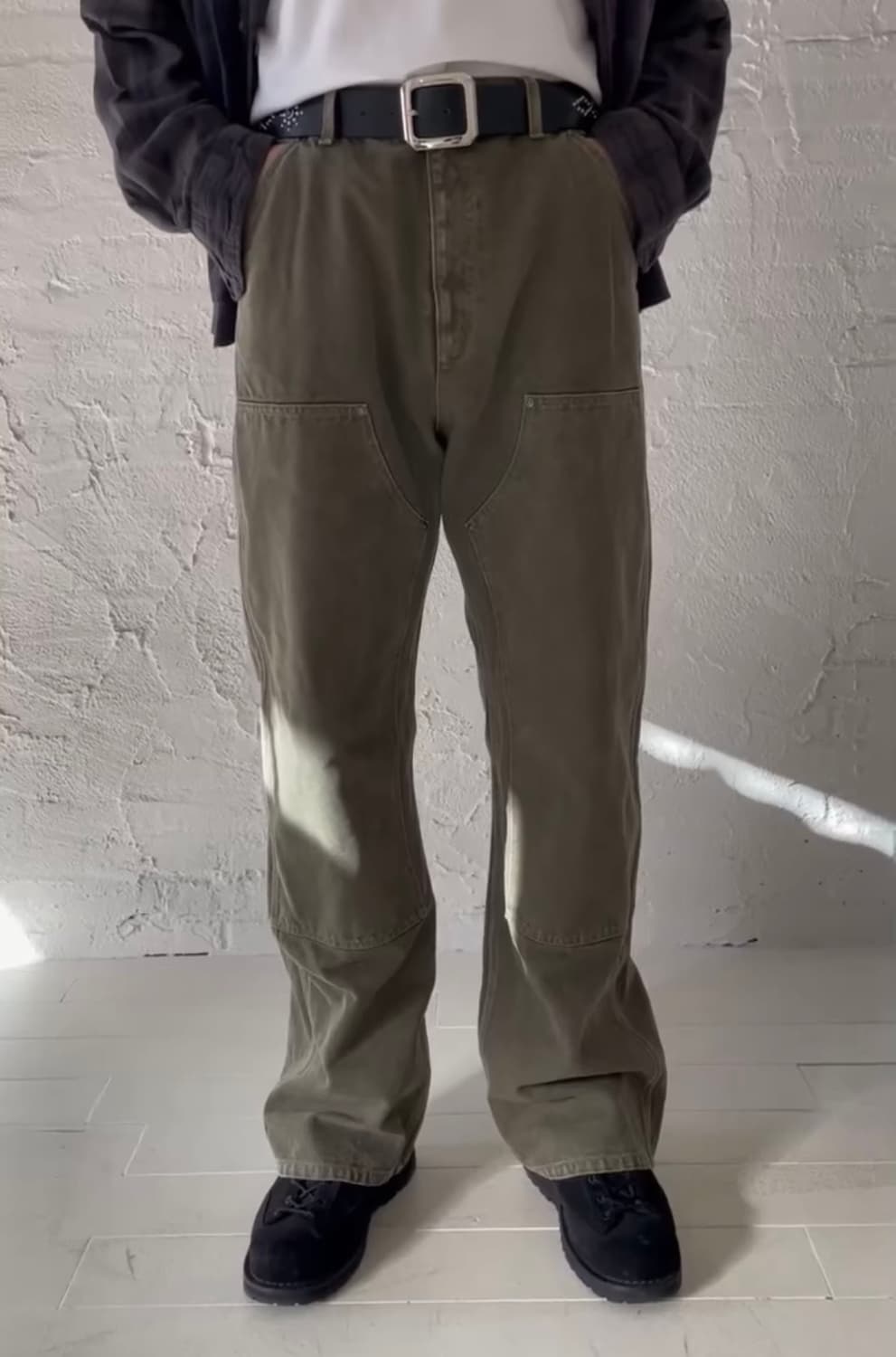 미야기히데타카 Rafu 더블니 팬츠 M 상품이미지1