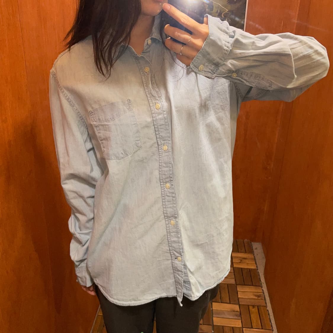  (L) GAP 갭 데님 셔츠 상품이미지1