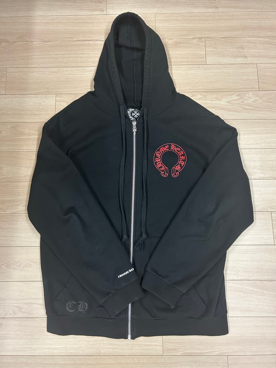 크롬하츠 홀스슈 세메터리 후드집업 상품이미지1