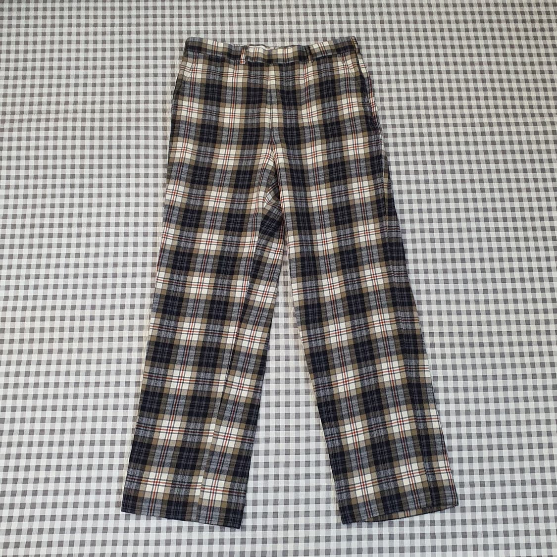 브룩스브라더스 울100 와이드 팬츠 남자30 상품이미지1