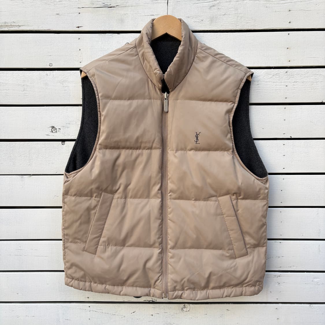 Yves Saint Laurent 입생로랑 리버시블 양면 패딩 조끼 상품이미지1