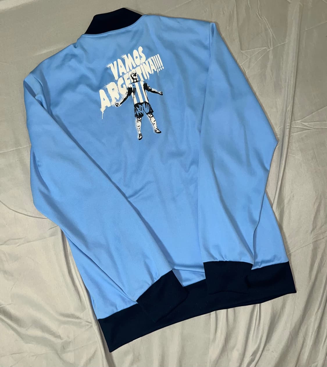 ✨Adidas✨ skyblue zipup 아르헨치나 베켄바우어 져지 상품이미지4