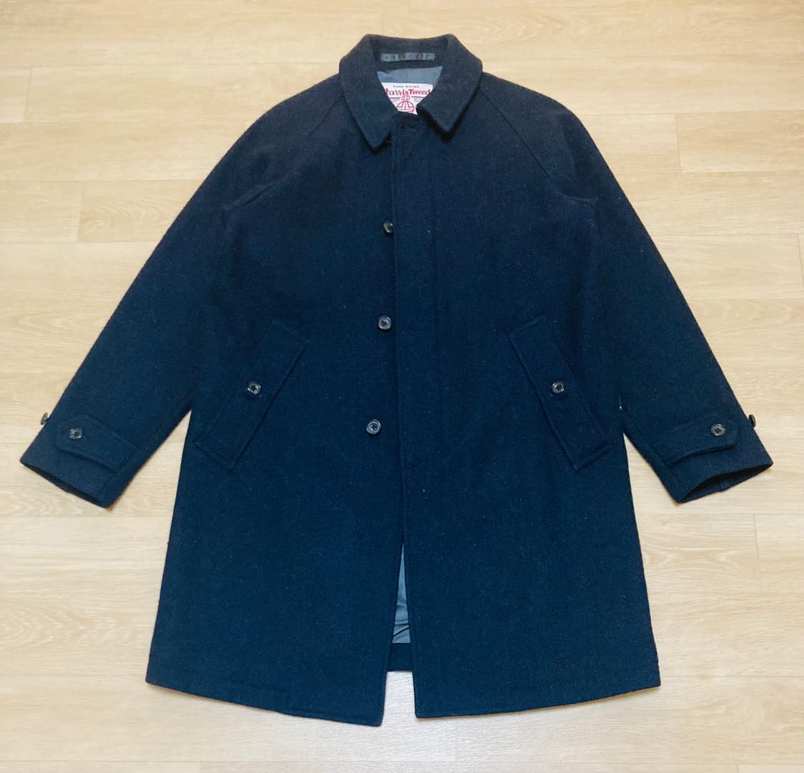 빔즈 플러스 해리스 트위드 발마칸 코트 S 상품이미지1