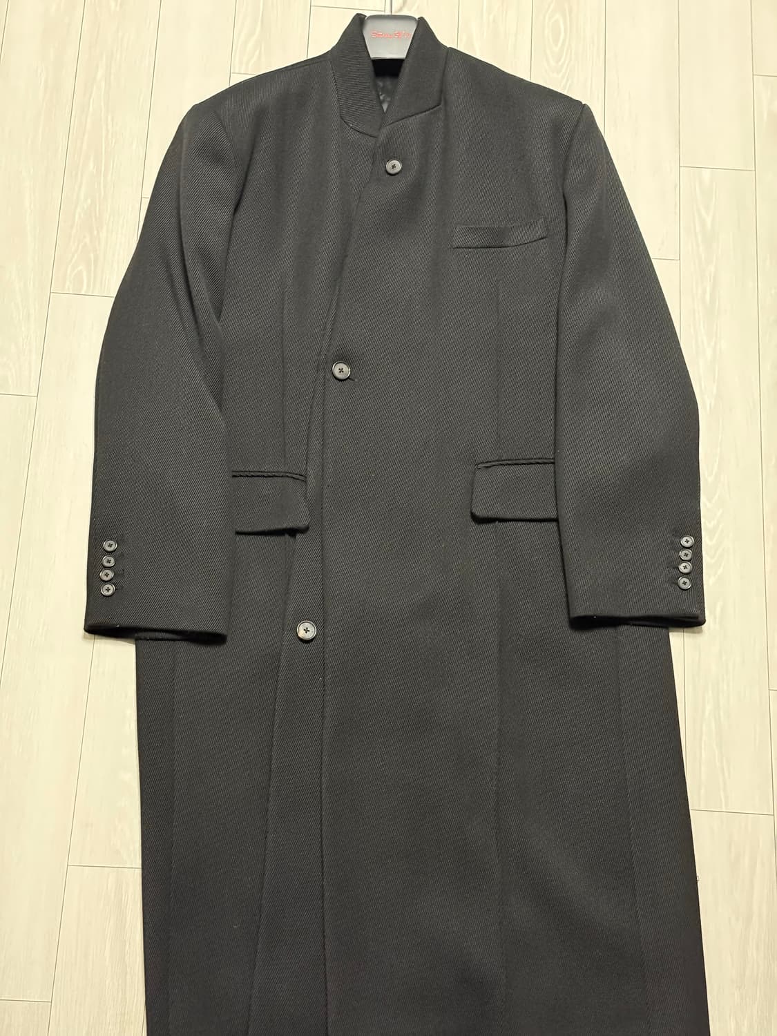 STU 라운드 카라리스 코트 L 상품이미지3