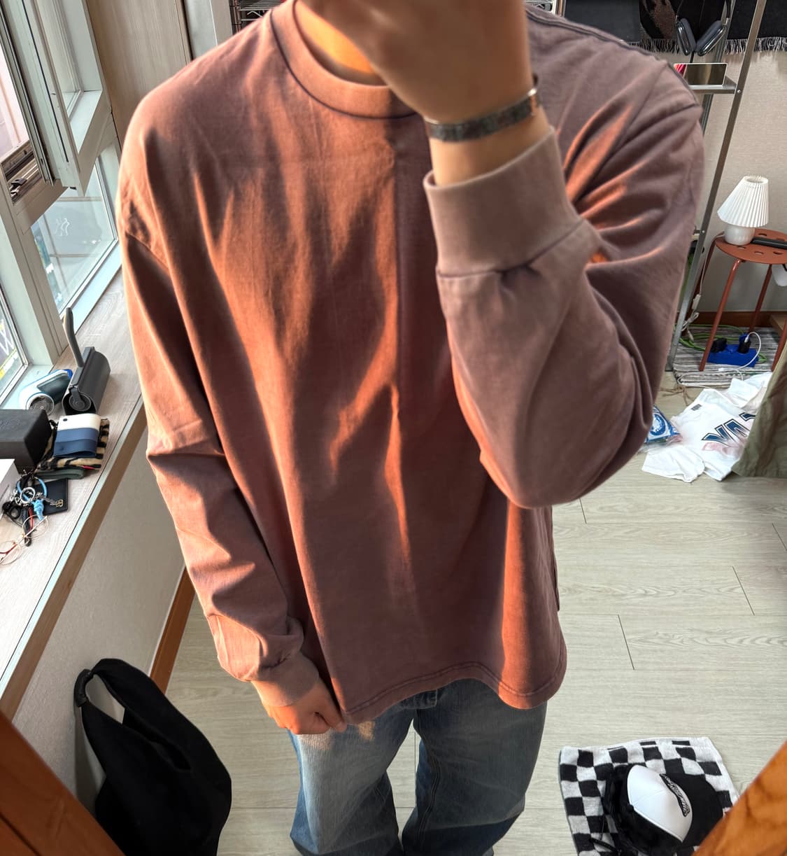 카미아 워시드 롱슬리브 상품이미지1
