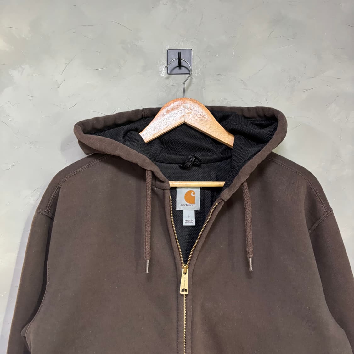 칼하트 써멀 후드집업 브라운 상품이미지2