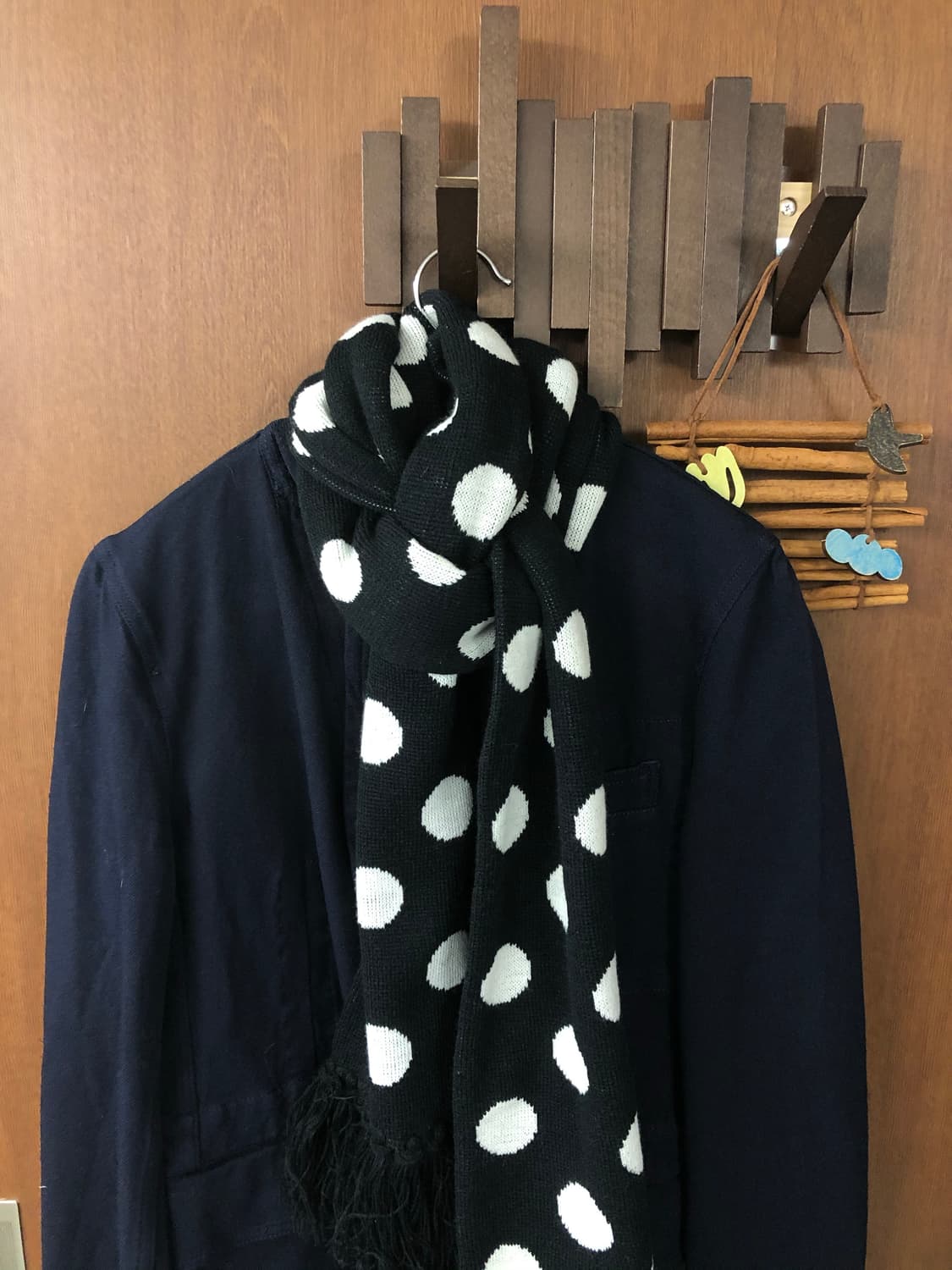 Vintage 도트 머플러  상품이미지2